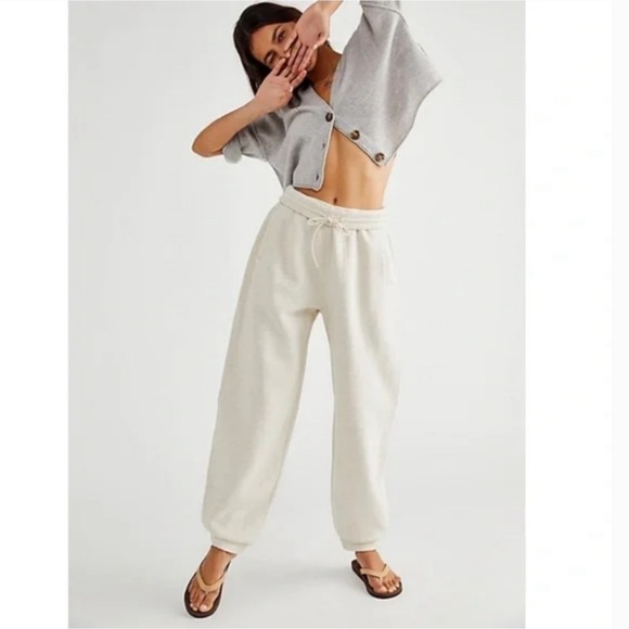 Agolde Pants - NEW Agolde Balloon Sweatpants Oatmeal Heather